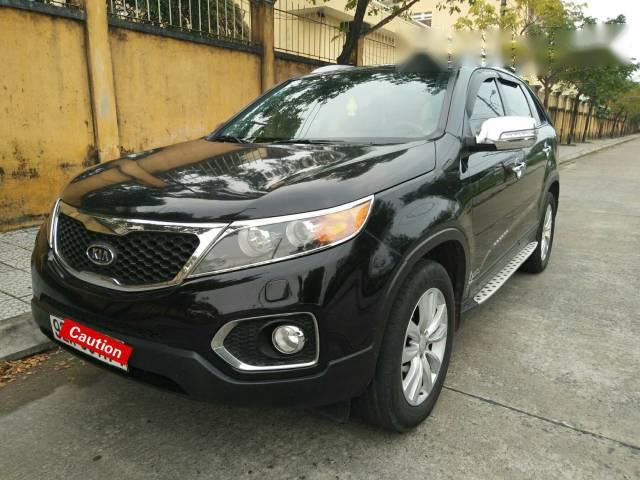 Kia Sorento   AT  2011 - Bán xe Kia Sorento AT đời 2011, màu đen giá cạnh tranh