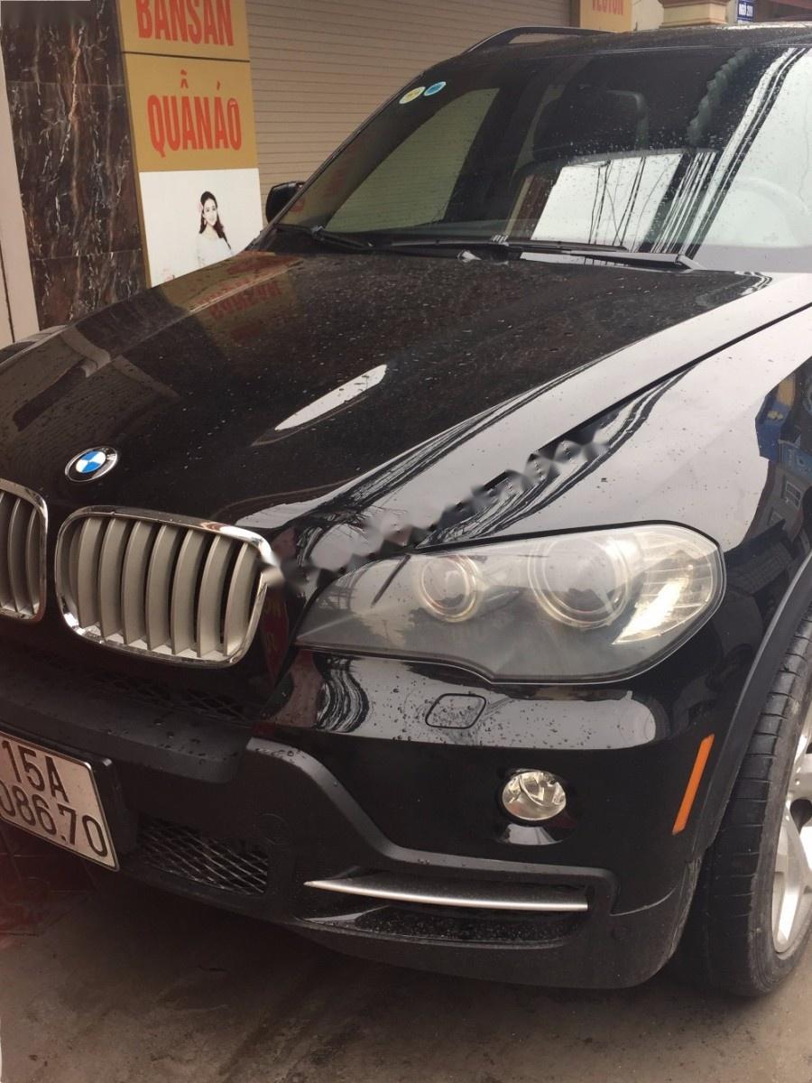 BMW X5 2008 - Cần bán lại xe BMW X5 đời 2008, màu đen, nhập khẩu chính hãng ít sử dụng