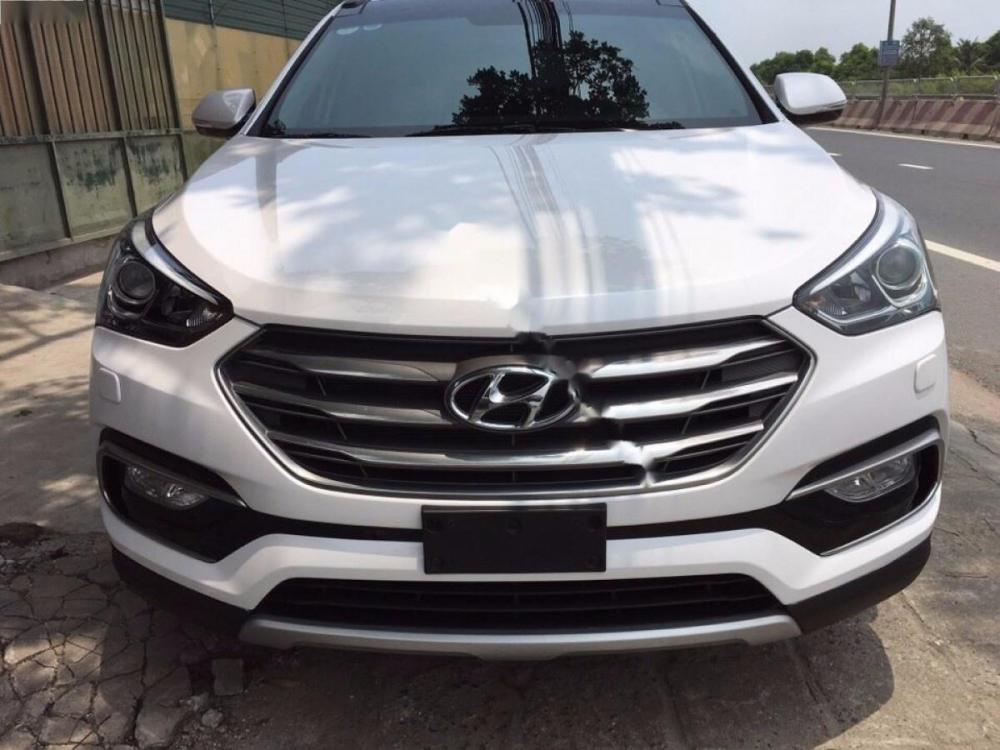 Hyundai Santa Fe 4WD 2016 - Cần bán xe Hyundai Santa Fe 4WD đời 2016, màu trắng