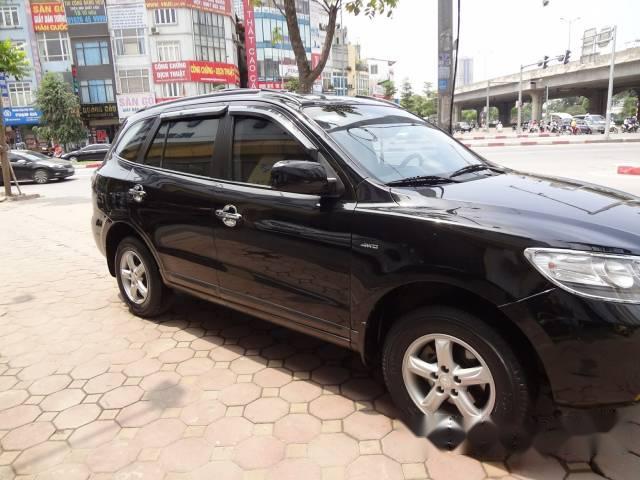 Hyundai Santa Fe   CRDi   2008 - Bán Hyundai Santa Fe CRDi đời 2008, màu đen số tự động