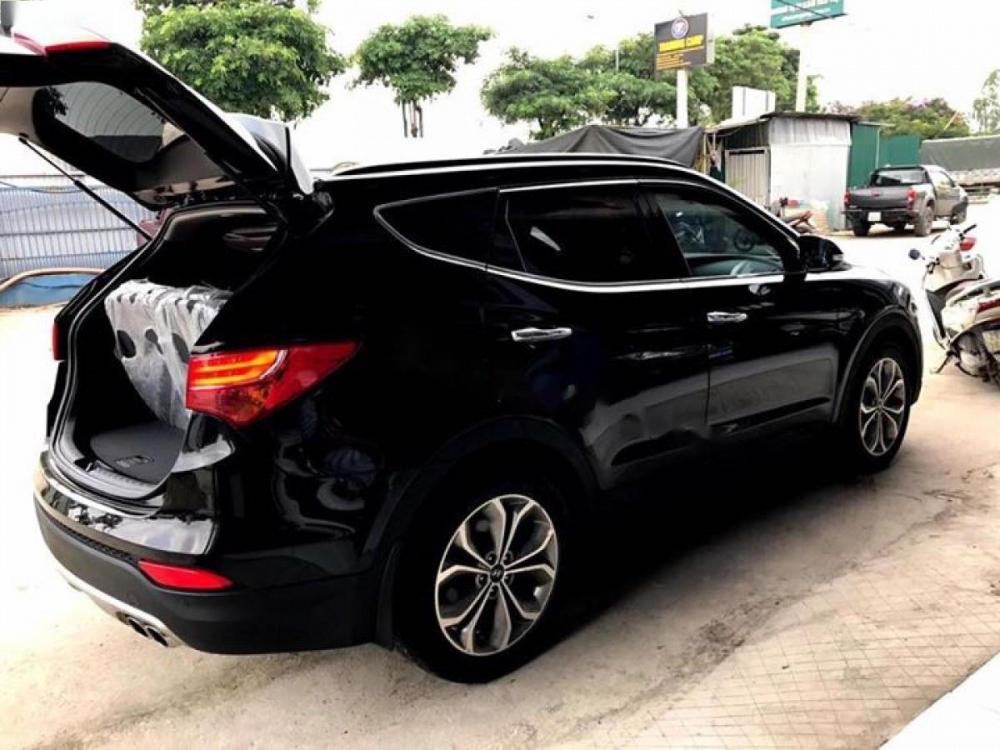 Hyundai Santa Fe 4WD 2014 - Cần bán lại xe Hyundai Santa Fe 4WD sản xuất 2014, màu đen, nhập khẩu nguyên chiếc