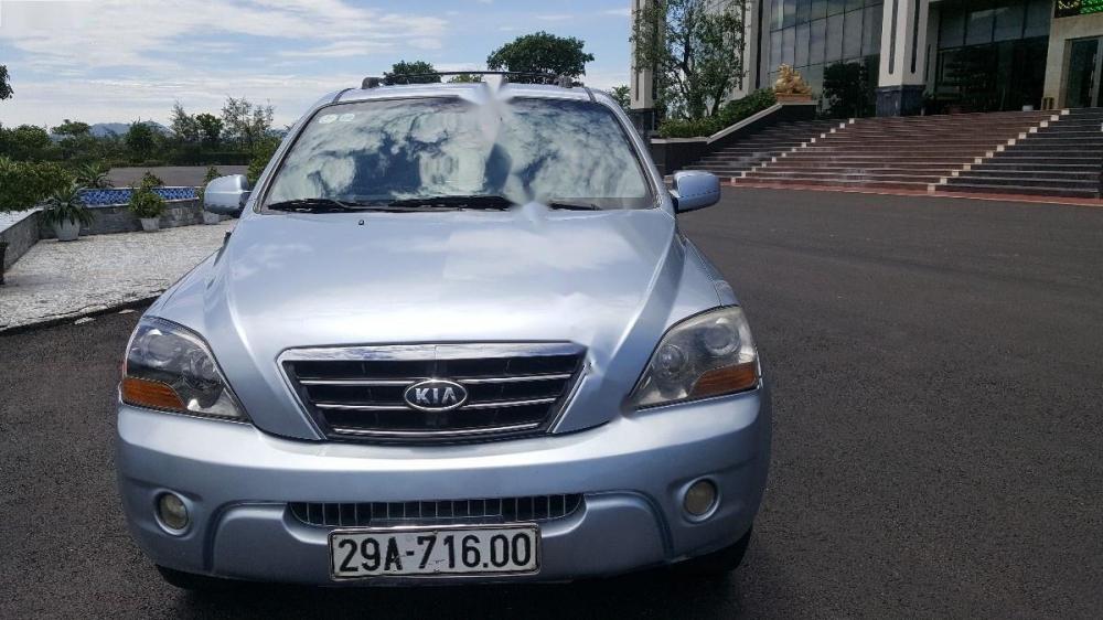 Kia Sorento 3.0 4x4MT 2007 - Cần bán lại xe Kia Sorento 3.0 4x4MT đời 2007, màu xanh, nhập khẩu
