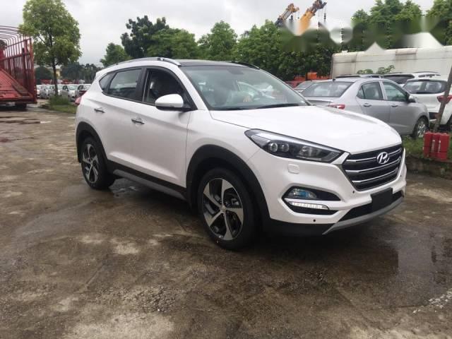 Hyundai Tucson   1.6T-GDI CKD 2017 - Bán xe Hyundai Tucson 1.6T-GDI CKD đời 2017, màu trắng