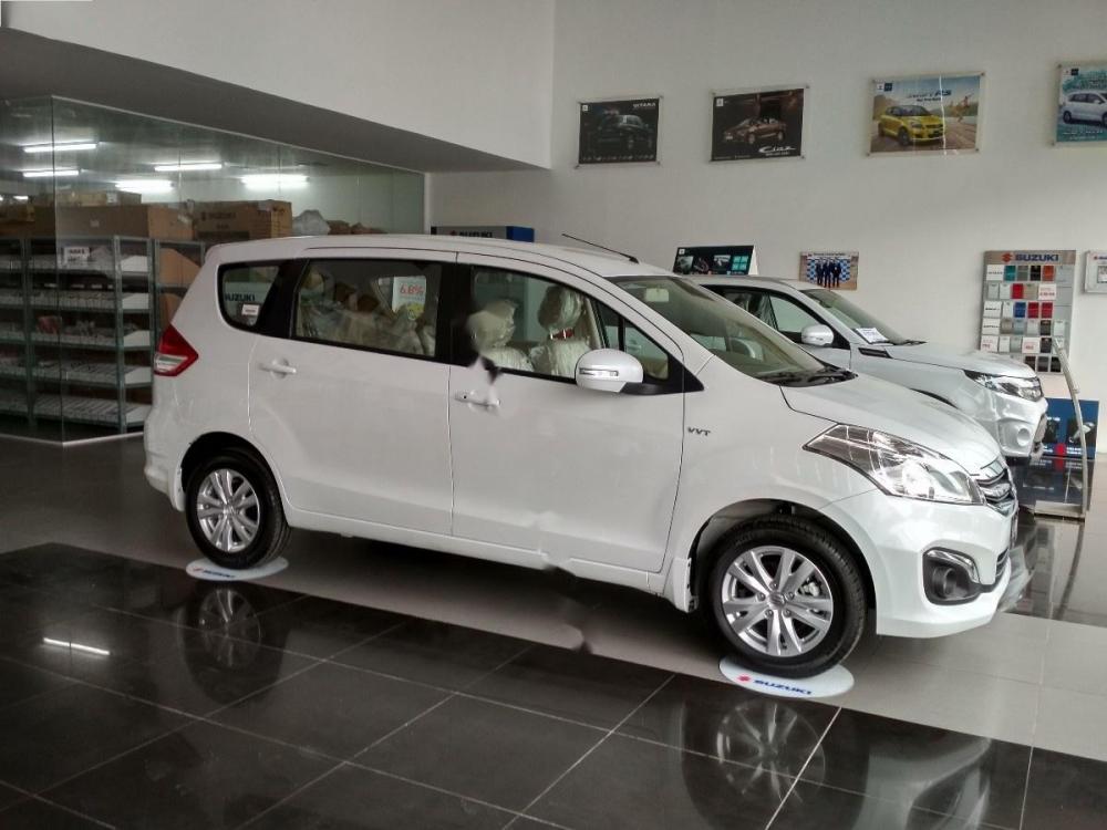 Suzuki Ertiga 1.4 AT 2017 - Cần bán xe Suzuki Ertiga 1.4 AT sản xuất 2017, màu trắng, nhập khẩu