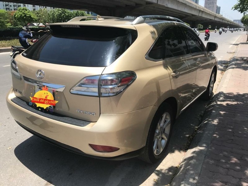 Lexus RX350 2010 - Bán xe Lexus RX350 đời 2010, màu vàng, xe nhập, chính chủ