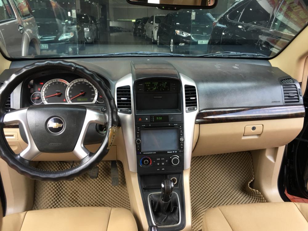 Chevrolet Captiva 2.4 LT 2008 - Bán xe Chevrolet Captiva 2.4 LT 2008, màu đen, giá 285 triệu