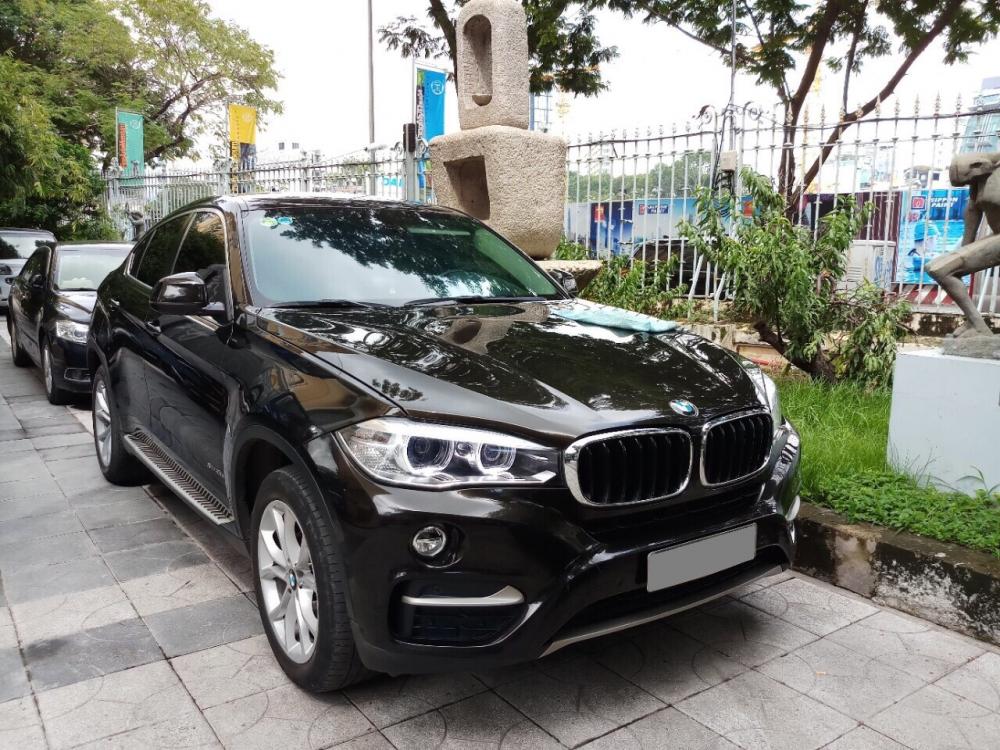 BMW X6 xDrive30d 3.0 AT 2015 - Mình muốn bán BMW X6 2015 ĐK 2016 máy dầu, màu nâu