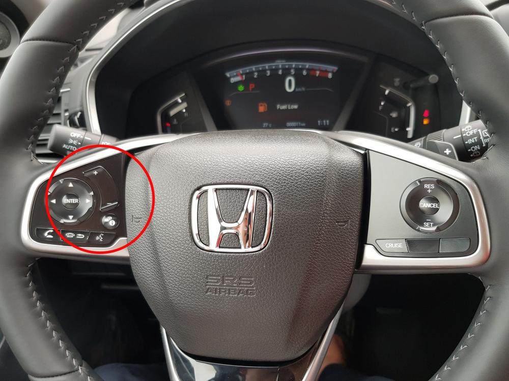 Honda CR-V 2019 cắt giảm nút cảm ứng điều chỉnh âm lượng a1