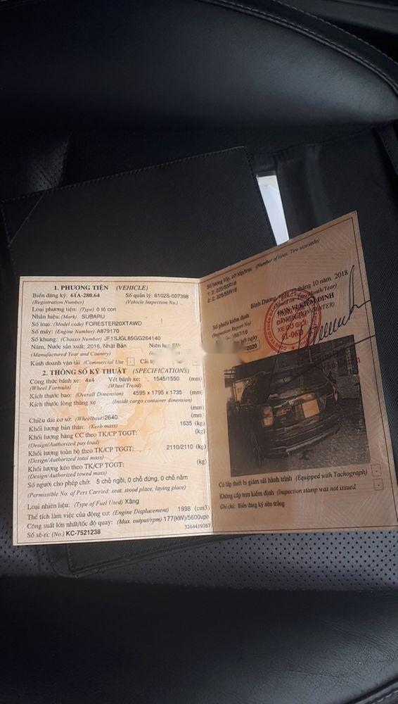 Subaru Forester   2.0XT   2016 - Bán Subaru Forester 2.0XT đời 2016, màu đen, xe nhập