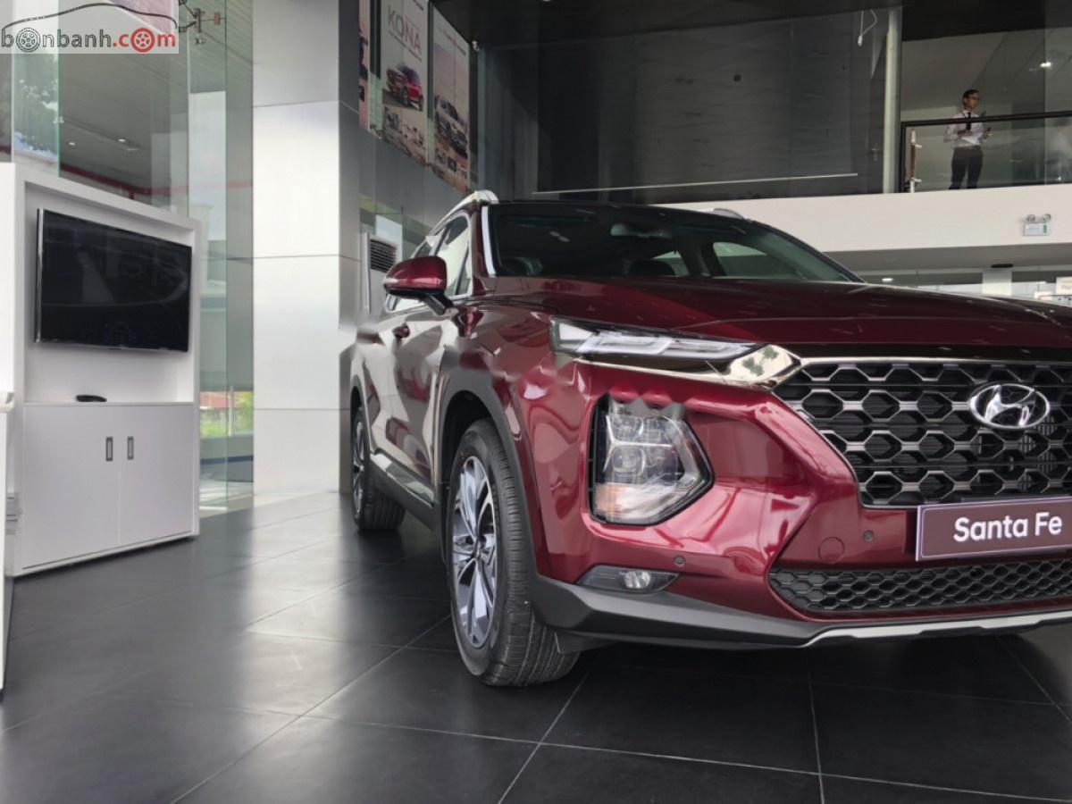 Hyundai Santa Fe 2.2L HTRAC 2019 - Bán Hyundai Santa Fe 2.2L HTRAC năm sản xuất 2019, màu đỏ