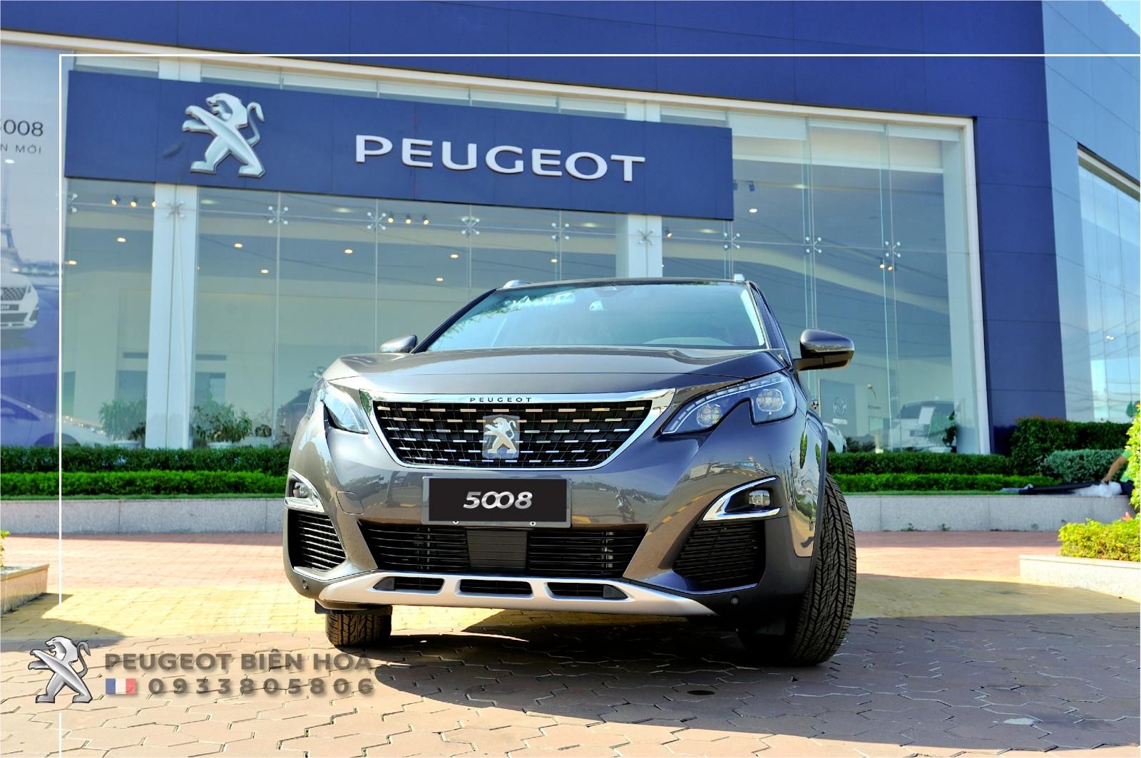 Peugeot 5008 2019 - Mua xe  Peugeot 5008 năm 2019, màu xám - Giá tốt - Hỗ trợ mua xe lãi suất thấp - Giao xe tận nhà