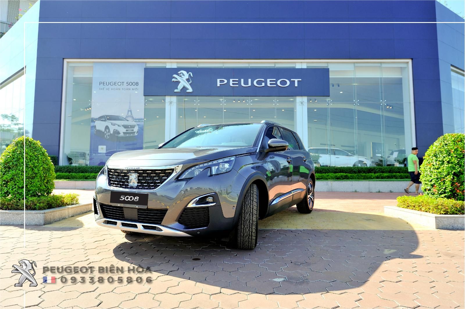 Peugeot 5008 2019 - Mua xe  Peugeot 5008 năm 2019, màu xám - Giá tốt - Hỗ trợ mua xe lãi suất thấp - Giao xe tận nhà