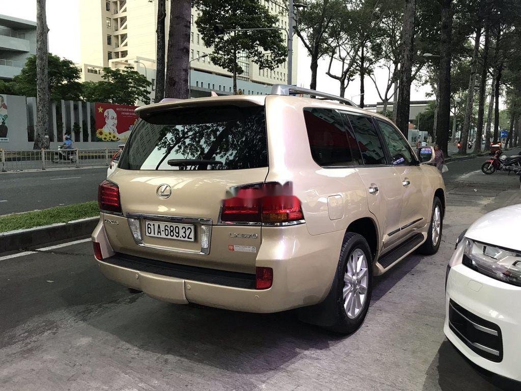 Lexus LX 2008 - Bán xe Lexus LX đời 2008, màu vàng, nhập khẩu