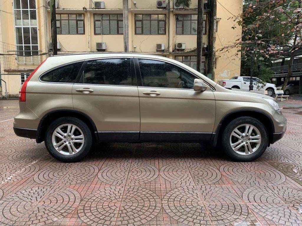 Honda CR V   2010 - Cần bán lại xe Honda CR V năm sản xuất 2010, màu bạc, nhập khẩu