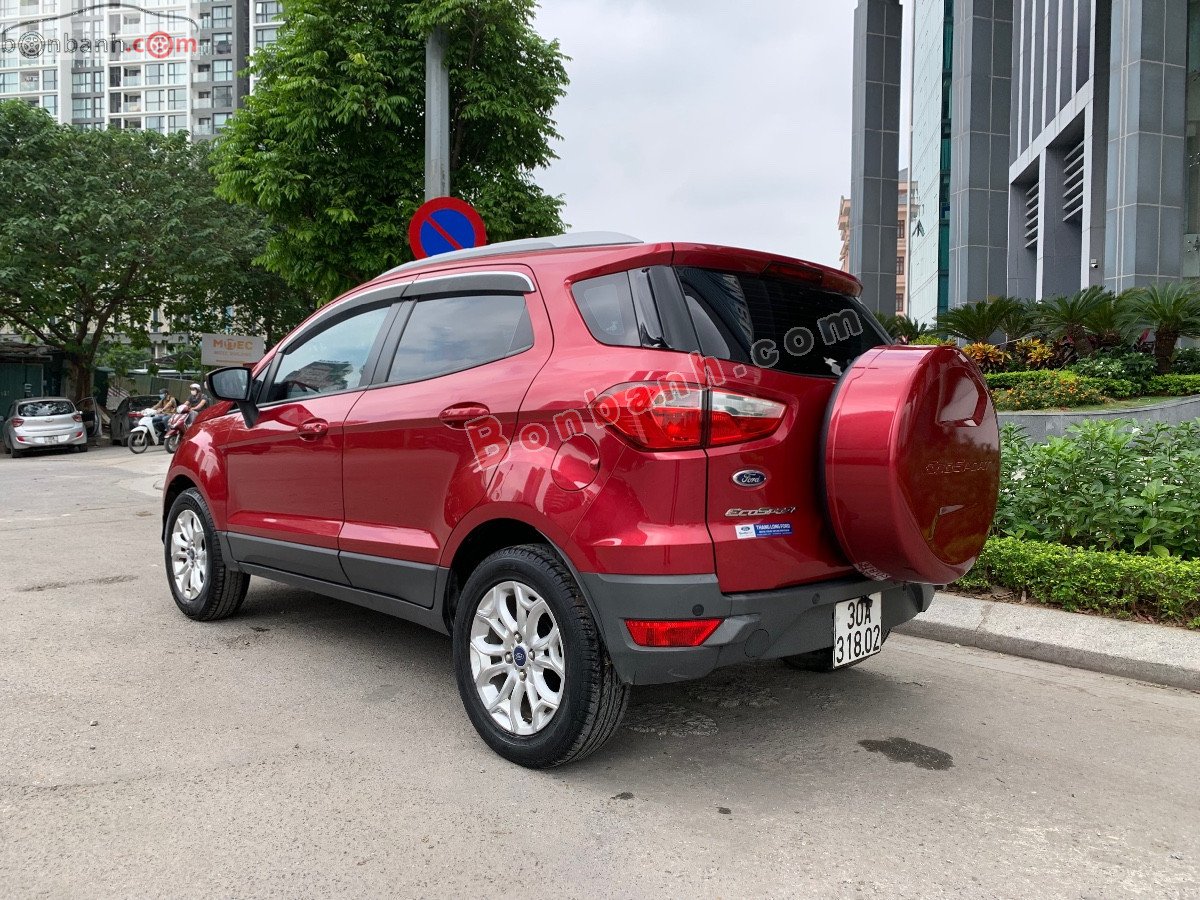 Ford EcoSport   Titanium  2014 - Bán Ford EcoSport Titanium năm 2014, màu đỏ, 389tr