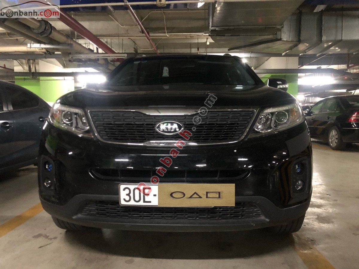 Kia Sorento   GAT   2016 - Cần bán lại xe Kia Sorento GAT đời 2016, màu đen còn mới