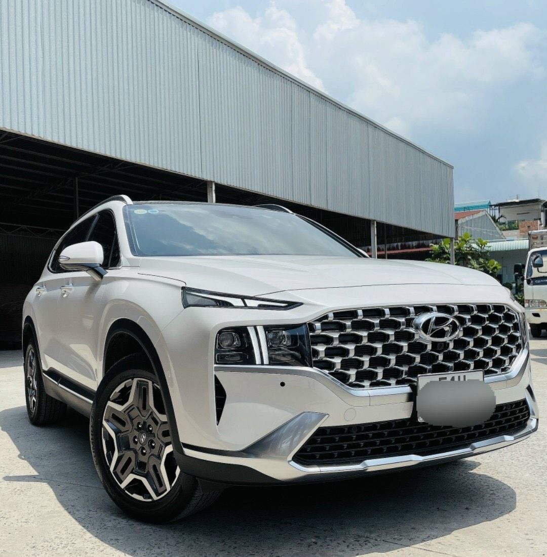 Hyundai Santa Fe 2021 - Bán xe Hyundai Santa Fe sản xuất 2021, màu trắng, giá tốt