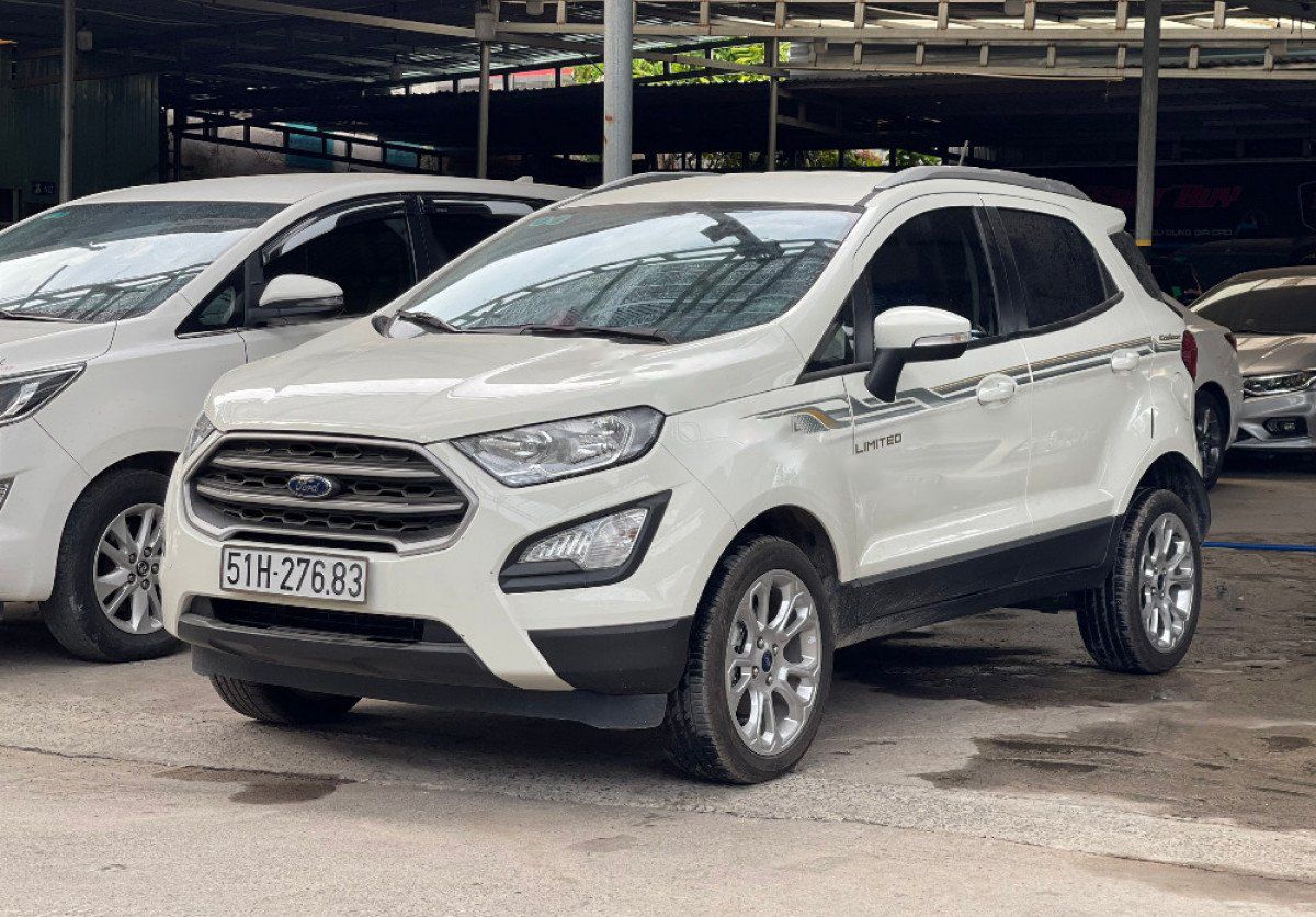 Ford EcoSport 2020 - Cần bán gấp Ford EcoSport Titanium 1.5L AT sản xuất 2020, màu trắng, giá tốt