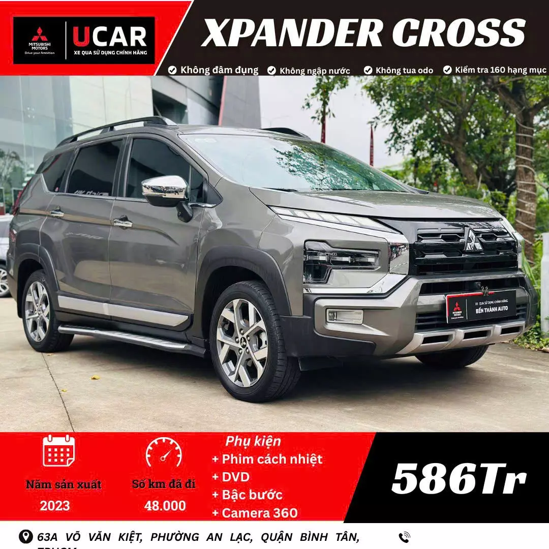 Mitsubishi Xpander Cross 2023 - Xpander Cross 2023 màu Nâu sang trọng – Xe lướt cực mới, full option, nhập Indonesia