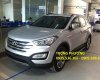 Hyundai Santa Fe   2015 - Bán xe Hyundai Santa Fe năm 2015 đồng hới quãng bình, màu bạc, nhập khẩu chính hãng   