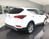 Hyundai Santa Fe 2.4AT -2WD 2017 - Cần bán xe Hyundai Santa Fe năm 2018- máy xăng, 1 cầu, màu trắng, mới 100%, giá 898 triệu- LH: 0919293562