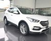 Hyundai Santa Fe 2.4AT -2WD 2017 - Cần bán xe Hyundai Santa Fe năm 2018- máy xăng, 1 cầu, màu trắng, mới 100%, giá 898 triệu- LH: 0919293562