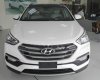 Hyundai Santa Fe 2.4 AT 2WD 2017 - Bán xe Hyundai Santa Fe 2.4 AT 2WD đời 2017, màu trắng