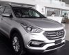 Hyundai Santa Fe  2.4 AT 2WD 2017 - Bán Hyundai Santa Fe 2.4 AT 2WD đời 2017, màu bạc, nhập khẩu