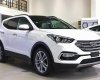 Hyundai Santa Fe 2017 - Cần bán xe Hyundai Santa Fe đời 2017, màu trắng