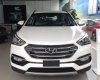 Hyundai Santa Fe 2.4 4x2 2017 - Bán ô tô Hyundai Santa Fe 2.4 4x2 đời 2018, màu trắng, 898tr