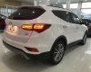 Hyundai Santa Fe 2.2AT 4WD 2018 - Cần bán Hyundai Santa Fe 2.2AT 4WD năm 2018, màu trắng