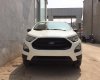Ford EcoSport Ambiente 2018 - Bán Ford EcoSport Ambiente AT 2018, màu trắng, KM phụ kiện, trả góp LS 0,6%, giao xe tại Bắc Kạn- 0963605050