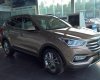 Hyundai Santa Fe   2018 - Cần bán xe Hyundai Santa Fe đời 2018, màu nâu 