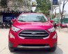 Ford EcoSport   Titanium 1.5 AT 2018 - Bán Ford Ecosport 2018 màu đỏ, giá tốt nhất thị trường, hỗ trợ trả góp lãi xuất thấp - LH: 0941921742