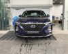 Hyundai Santa Fe  2.2 AT 4WD 2019 - Bán xe Hyundai Santa Fe 2019, màu xanh lam