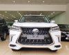 Lexus LX 2019 - Bán Lexus LX 570S Super Sport sản xuất 2019 màu trắng nội thất nâu