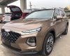 Hyundai Santa Fe   2019 - Bán xe Hyundai Santa Fe 2019, màu nâu