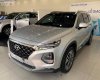 Hyundai Santa Fe Premium 2.4L HTRAC 2019 - Bán Hyundai Santa Fe Premium 2.4L HTRAC đời 2019, màu bạc