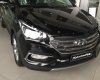 Hyundai Santa Fe 2.2L 4WD 2017 - Bán Hyundai Santa Fe 2.2L 4WD đời 2017, màu đen, chính chủ