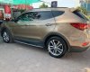 Hyundai Santa Fe 2018 - Cần bán gấp Hyundai Santa Fe năm sản xuất 2018, màu nâu chính chủ