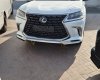 Lexus LX 570 2021 - Bán Lexus LX570 MBS 2021 bản 4 ghế vip massage có bệ đỡ chân, xe màu trắng nội thất da bò