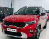 Kia Sonet 1.5 Deluxe 2021 - Bán xe Kia Sonet 1.5 Deluxe sản xuất năm 2021, màu đỏ, giá 539tr