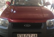 Ford Escape 3.0 2001 - Cần bán gấp Ford Escape 3.0 sản xuất 2001, màu đỏ xe gia đình, 243 triệu giá 243 triệu tại Tiền Giang