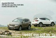 Hyundai Santa Fe 2017 - Bán ô tô Hyundai Santa Fe năm 2017, màu trắng giá 1 tỷ 96 tr tại Bình Định