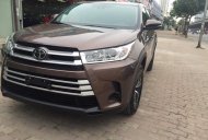 Toyota Highlander LE 2018 - Bán xe Toyota Highlander Le sản xuất 2018, màu nâu, xe nhập giá 2 tỷ 555 tr tại Hà Nội