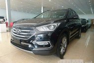 Hyundai Santa Fe   2017 - Bán xe Hyundai Santa Fe đời 2017, màu đen giá 1 tỷ 165 tr tại Ninh Bình