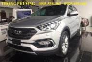 Hyundai Santa Fe 2017 - Bán xe Hyundai Santa Fe đời 2017, màu bạc, nhập khẩu giá 1 tỷ 20 tr tại Quảng Nam