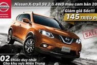 Nissan X trail  2.5 4WD 2016 - Bán Nissan X-trail 2.5 mầu vàng cam 4WD, giảm giá 145 triệu và nhiều ưu đãi cực hấp dẫn giá 965 triệu tại Thanh Hóa