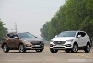 Hyundai Santa Fe 2017 - Bán xe Hyundai Santa Fe đời 2017, màu trắng, nhập khẩu   giá 898 triệu tại Gia Lai