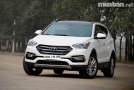 Hyundai Santa Fe 2017 - Cần bán xe Hyundai Santa Fe đời 2017, màu trắng, nhập khẩu giá 898 triệu tại Quảng Ngãi